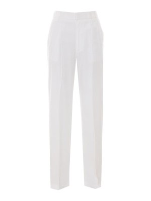 DONDUP: casual trousers - White Pants