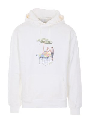 DRÔLE DE MONSIEUR: Sweatshirts & Sweaters - Fleuriste Hoodie