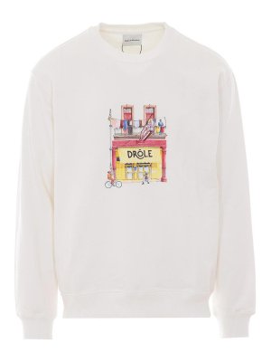 DRÔLE DE MONSIEUR: Sweatshirts & Pulls - Sweat-Shirts - Blanc