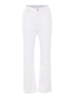 DUNST: Jeans à jambe droite - Jean Droit - Blanc