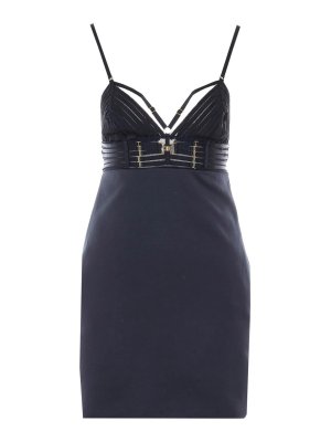 ELISABETTA FRANCHI: short dresses - Twinset Black Short Dress