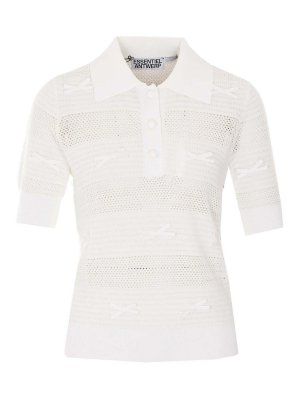 ESSENTIEL ANTWERP: polo shirts - White Jarts Polo
