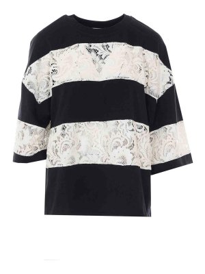 ESSENTIEL ANTWERP: t-shirt - T-shirt Jemix in bianco e nero