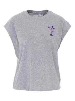 ESSENTIEL ANTWERP: t-shirts - Jungala Embroidered T-Shirt