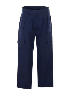 FAMILY FIRST: casual trousers - Blue Cargo Pants