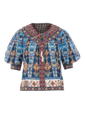 FARM RIO: shirts - Multicolor Embroidered Shirt