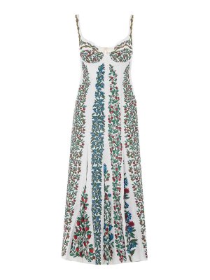 FARM RIO: knee length dresses - White Fruit Beauty Off Whire Dress