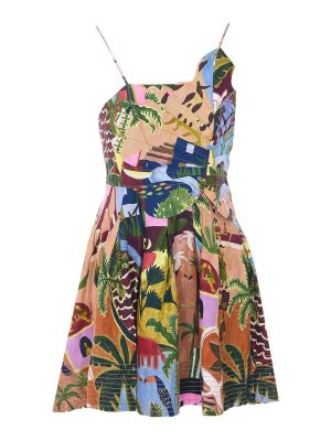 FARM RIO: Robe longueur genou - Robe Au Genou - Multicolore