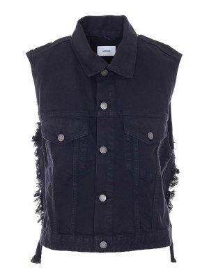 HAIKURE: vests - Black Ryder Bull Vest