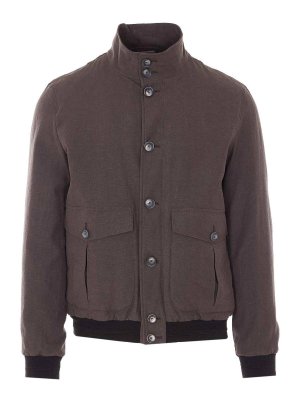 HERNO: Chaquetas Bomber - Chaqueta Bomber - Marrón