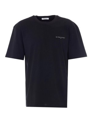 IH NOM UH NIT: t-shirts - Black Authentic Back T-Shirt