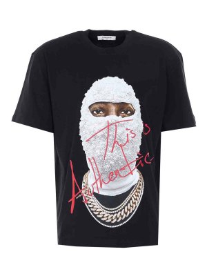 IH NOM UH NIT: t-shirts - Black Authentic Mask T-Shirt