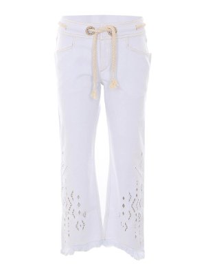 ISABEL MARANT: Jeans à jambe droite - Jean Droit - Blanc
