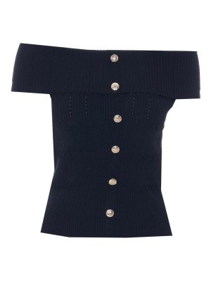 Liu Jo: crew necks - Black Sweater
