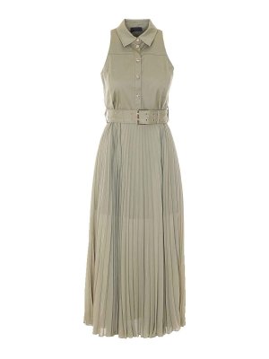 Liu Jo: shirts - Green Pepper Shirt Long Dress