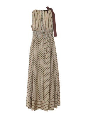 Liu Jo: maxi dresses - Green And Brown Long Dress