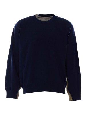 MAGLIANO: Suéteres con cuello pico - Suéter Cuello Redondo - Azul