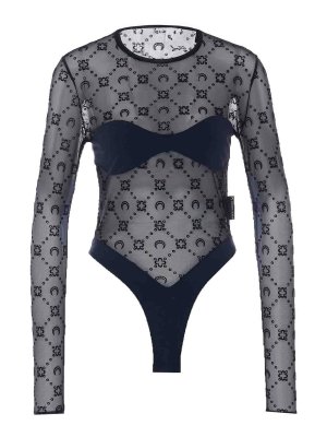 MARINE SERRE: Tops & Tank tops - Black Body
