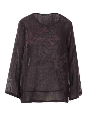 MAURIZIO PECORARO: Blouses - Blouse - Marron