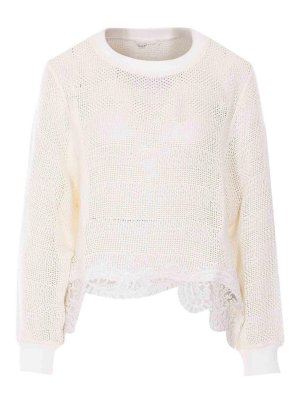 MAURIZIO PECORARO: crew necks - White Sweater