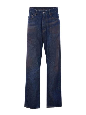 MM6 MAISON MARGIELA: Straight Leg Jeans - Straight Leg Jeans - Blau