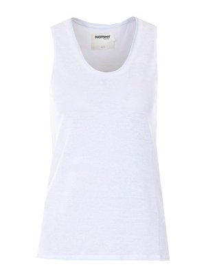NOTSHY: Tops y camisetas sin mangas - Top - Blanco