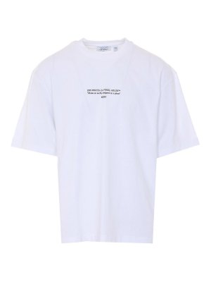 OFF-WHITE: T-shirts - T-Shirt - Weiß