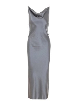 PATRIZIA PEPE: maxi dresses - Reef Grey Long Dress
