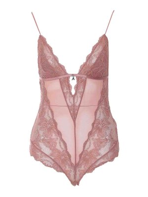 PATRIZIA PEPE: Tops & Tank tops - Old Pink Underwear Body
