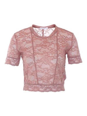 PATRIZIA PEPE: Camisetas - Camiseta - Color Carne Y Neutral