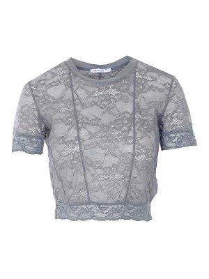 PATRIZIA PEPE: t-shirts - Old Blue T-Shirt
