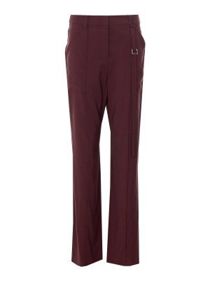 PATRIZIA PEPE: Jeans patte d'éléphant - Jean Évasé - Rouge