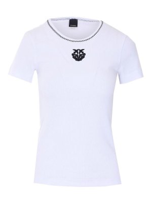 Pinko: T-shirts - T-Shirt - Weiß