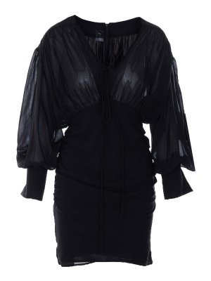 Pinko: Robe longueur genou - Robe Au Genou - Noir