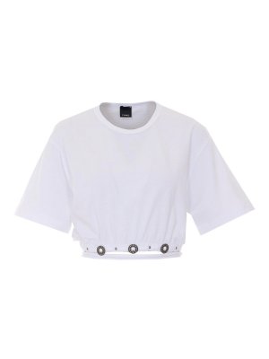 Pinko: t-shirts - Cropped T-Shirt