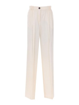Pinko: Pantalones casual - Pantalón Casual - Blanco