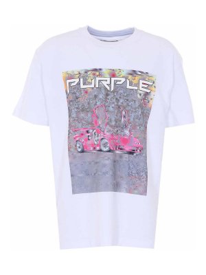 PURPLE BRAND: Tシャツ - Tシャツ - 白