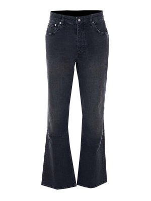 REPRESENT: straight leg jeans - Aged Black Boot Cut Jeans