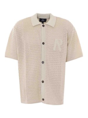 REPRESENT: shirts - Ecru Pico Knit Shirt