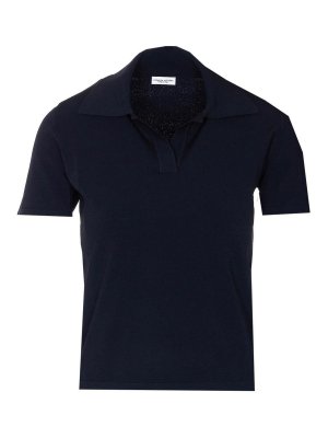 ROBERTO COLLINA: polo shirts - Black Polo