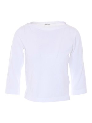 ROBERTO COLLINA: crew necks - White Sweater