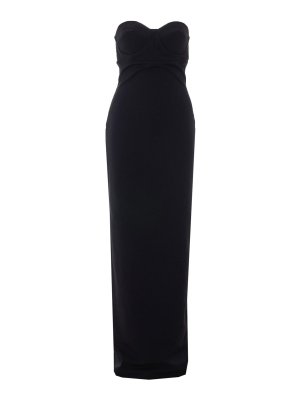 SOLACE LONDON: maxi dresses - Black Keaton Maxi Dress
