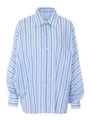 SOSUE: shirts - Blue Antonia Shirt