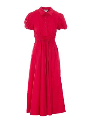 TWINSET: Robe longueur genou - Robe Au Genou - Rouge