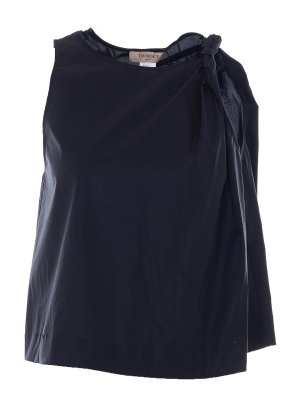 TWINSET: Tops y camisetas sin mangas - Top - Negro