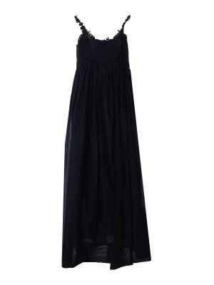 TWINSET: maxi dresses - Black Long Dress