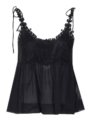 TWINSET: Tops und Tank Tops - Top - Schwarz
