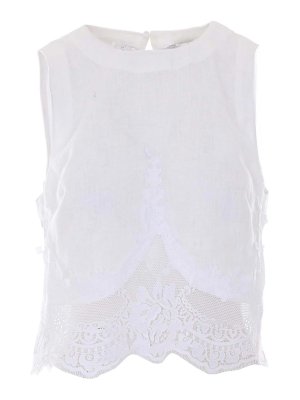 TWINSET: Tops & Tank tops - Linen Top