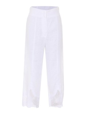TWINSET: casual trousers - White Pants