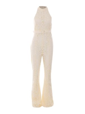 TWINSET: jumpsuits - Adreperla Light Beige Jumpsuit